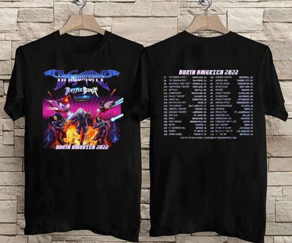 DragonForce North America 2022 Tour T Shirt