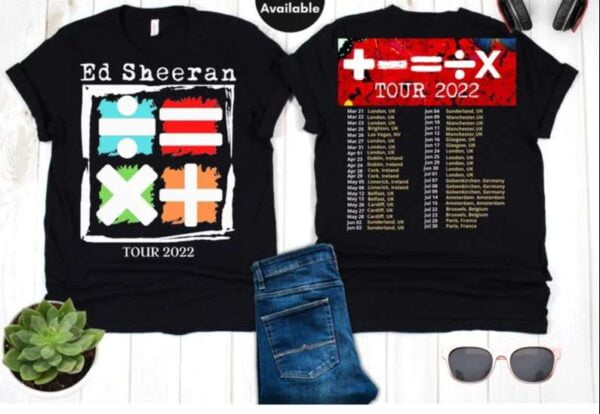 Ed Sheeran 2022 Tour T Shirt