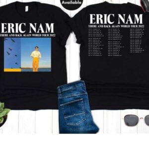 Eric Nam There And Back Again World Tour 2022 T Shirt