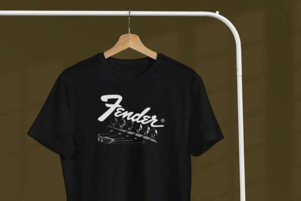 Fender Guitar Head Music T Shirt