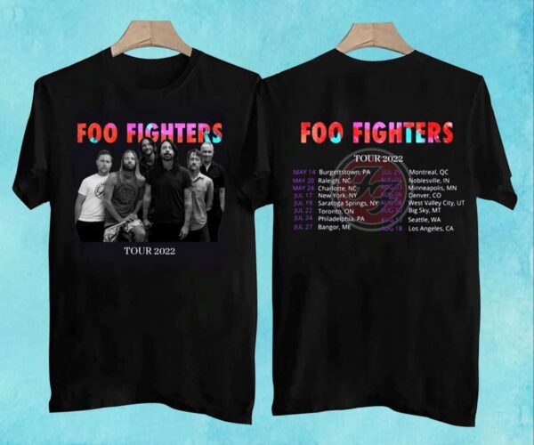 Foo Fighters Tour US Stadium 2022 Merch T Shirt