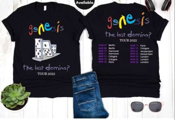 Genesis The Last Domino Tour 2022 Unisex T Shirt Music Band