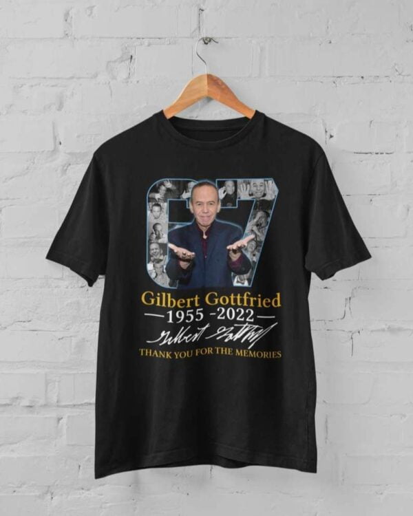 Gilbert Gottfried T Shirt Comedian Signature