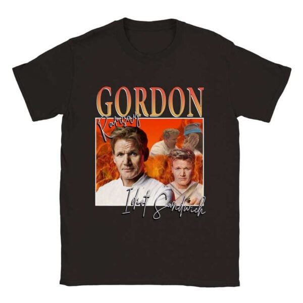 Gordon Ramsay T Shirt Idiot Sandwich