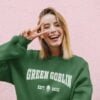 Green Goblin Spellout Logo Sweatshirt T Shirt