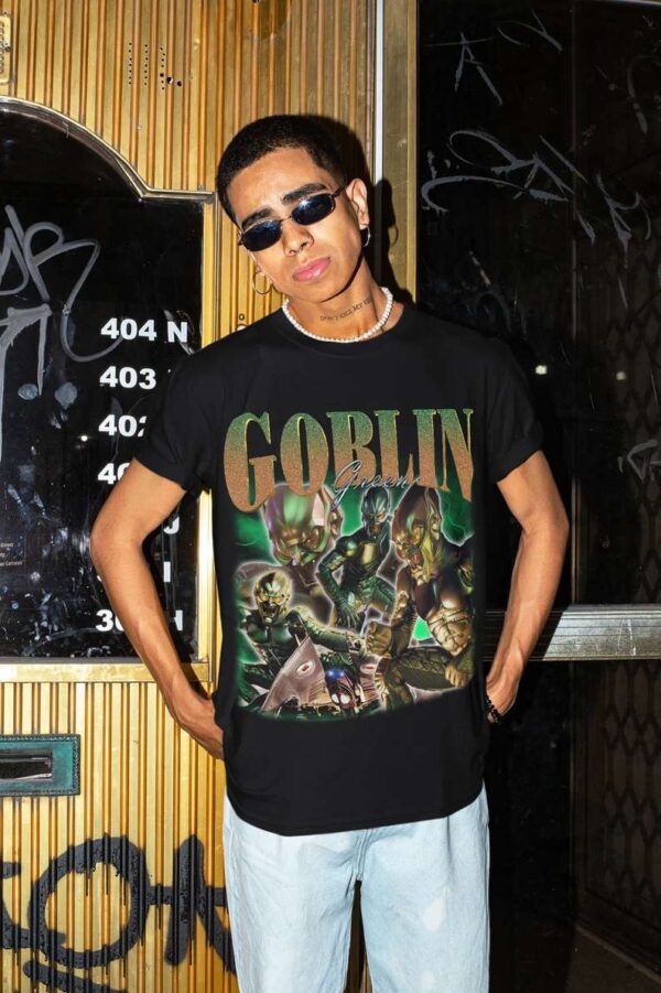 Green Goblin Spiderman T Shirt Movie