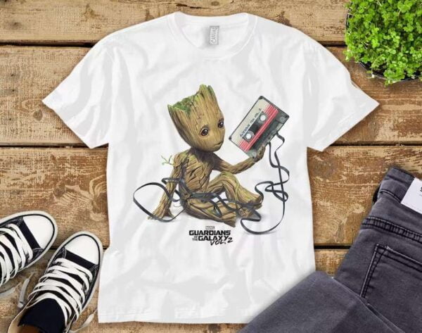 Guardians Of The Galaxy Groot Tape T Shirt