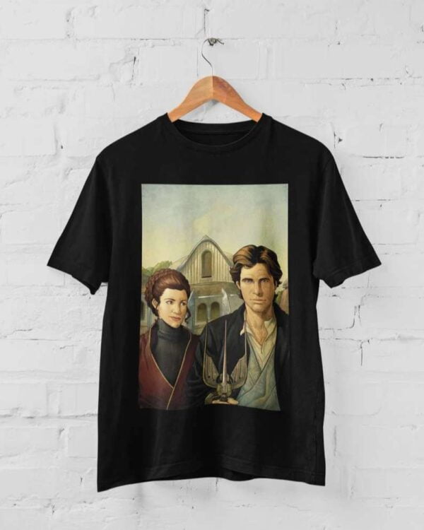 Han Solo And Leia Skywalker Comic T Shirt