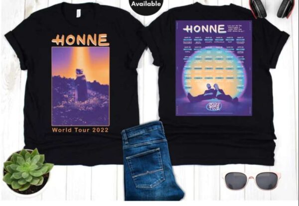 Honne World Tour 2022 T Shirt