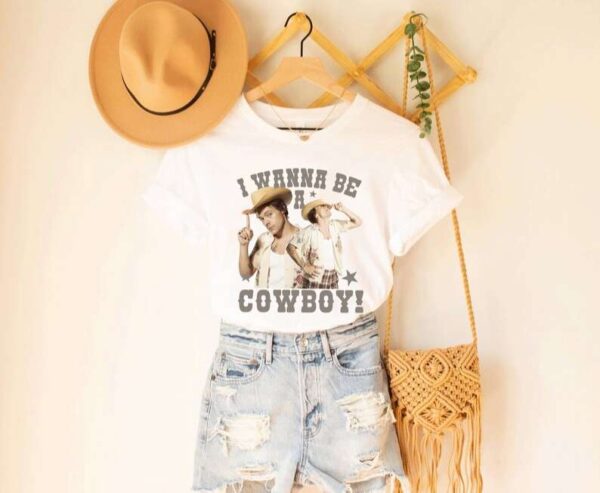 I Wanna Be A Cowboy T Shirt Harry Styles