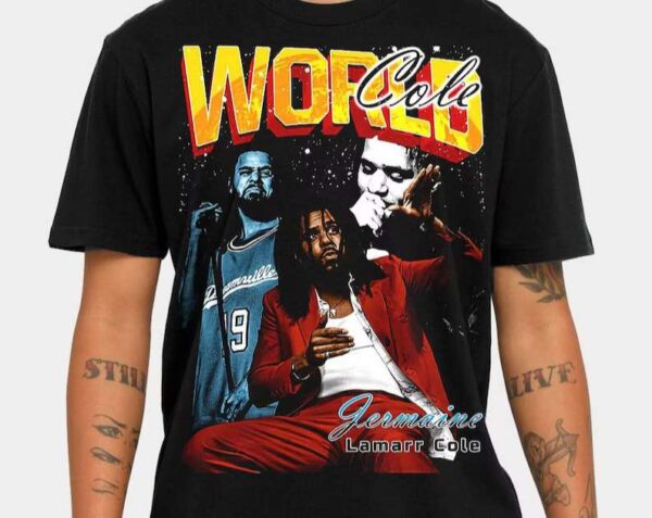 J Cole T Shirt Rapper Music Rap Merch