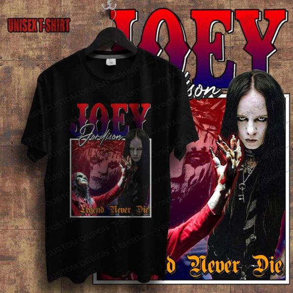 Joey Jordison T Shirt Merch Legend Never Die