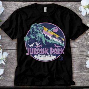 Jurassic Park Dinosaur Scene T Shirt
