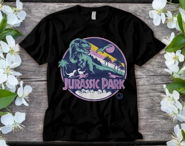 Jurassic Park Dinosaur Scene T Shirt