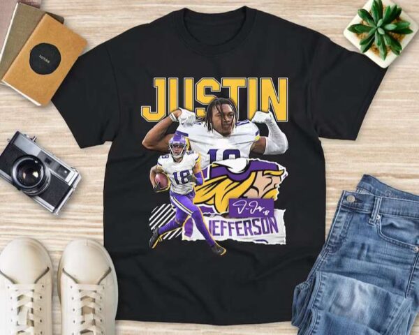 Justin Jefferson T Shirt Minnesota Football