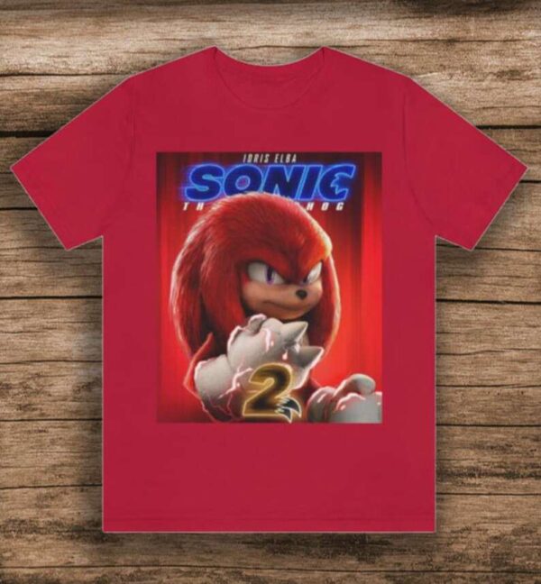Knuckles Sonic 2 Movie T Shirt