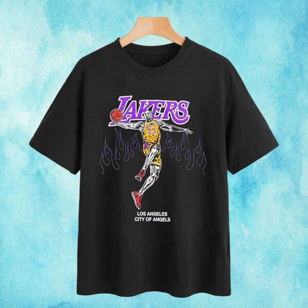 Lebron James T Shirt Los Angeles Lakers