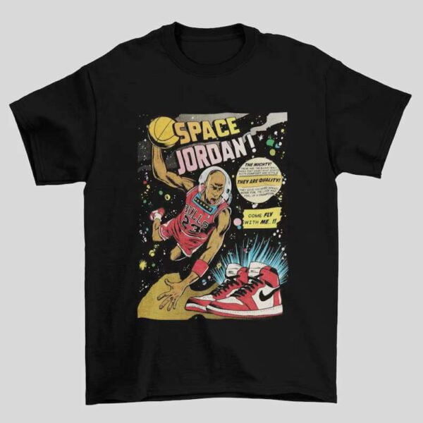 Michael Jordan Comic Chicago Bulls T Shirt