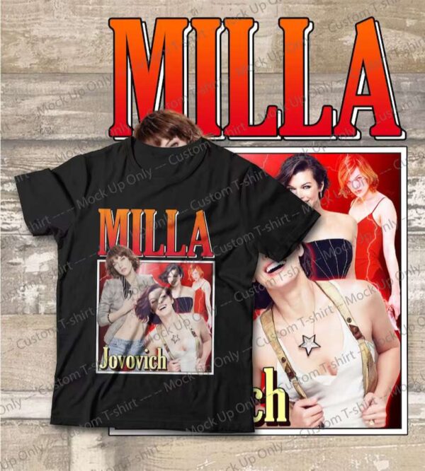 Milla Jovovich T Shirt Film Actor