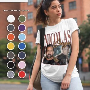 Nicolas Cage T Shirt Actor Merch