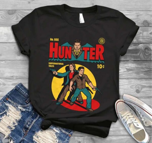 No 666 Hunter Comic Supernatural Tales T Shirt