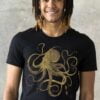 Octopus Japanese Calligraphy T Shirt