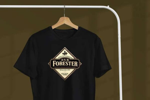 Old Forester T Shirt Americas 1st Bottled Bourbon Est 1870