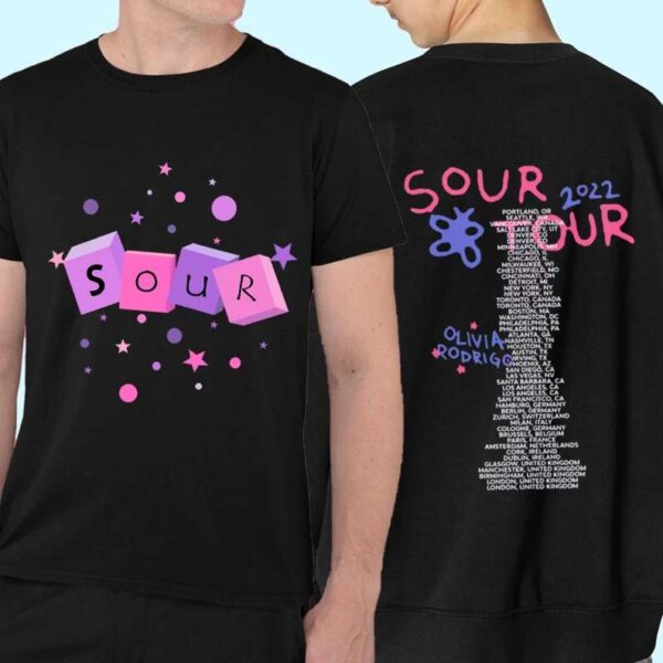 Olivia Rodrigo Sour Tour 2022 Concert T Shirt
