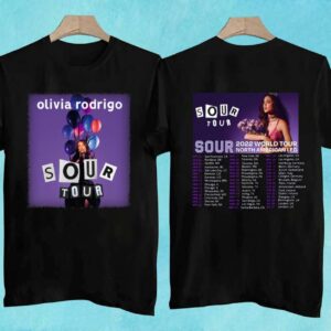 Olivia Rodrigo Sour World Tour North American Leg 2022 T Shirt