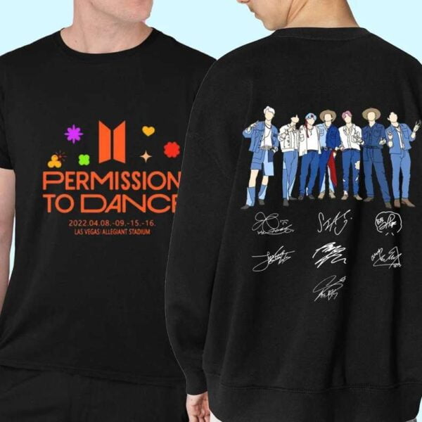Permission To Dance 2022 Tour BTS T Shirt
