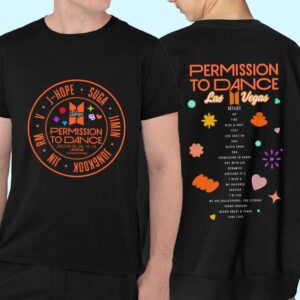 Permission To Dance BTS Concert 2022 Tour T Shirt