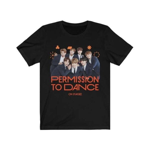 Permission To Dance BTS T Shirt Music Band
