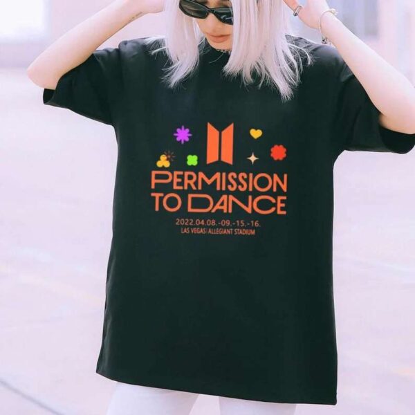Permission To Dance On Stage Las Vegas BTS T Shirt