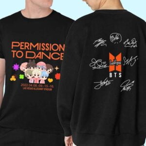 Permission To Dance on Stage Las Vegas 2022 Tour BTS T Shirt
