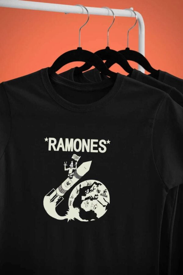 Ramones Rocket To Russia Tour Concert T Shirt