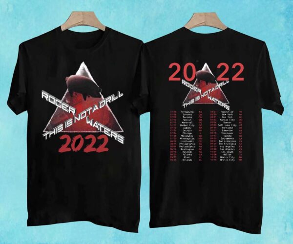 Roger Waters 2022 This is Not a Drill Concert Tour T Shirt