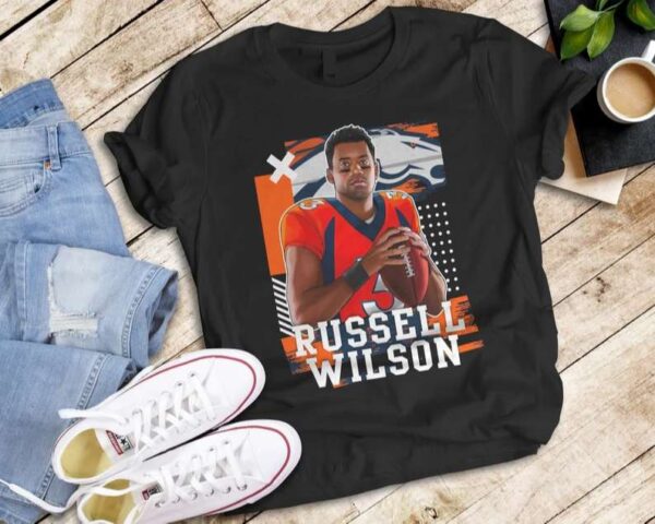 Russell Wilson T Shirt Denver Football