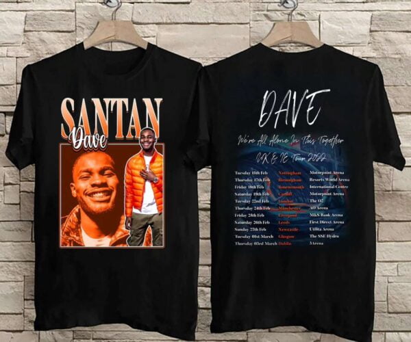 Santan Dave Tour 2022 T Shirt Rapper