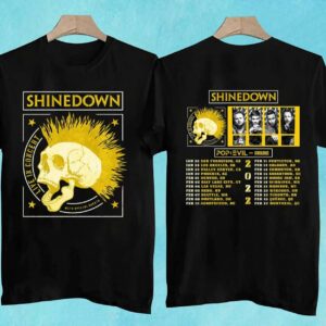 Shinedown Tour 2022 With Ayron Jones And Pop Evil T Shirt