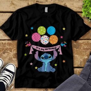 Stitch And Lilo Its My Birthday Disney T Shirt