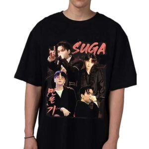 Suga Rapper T Shirt Bangtan Boyband Kpop
