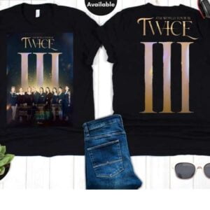TWICE World Tour III 2022 T Shirt Merch