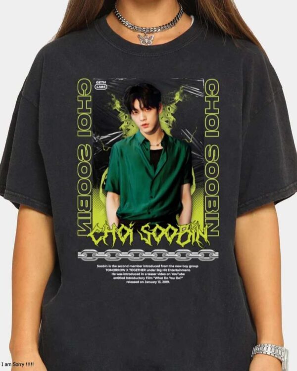 TXT Soobin T Shirt Kpop Band