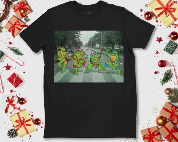 Teenage Mutant Ninja Turtles Abbey Road T Shirt