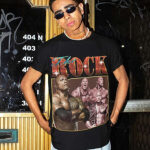 The Rock T Shirt Wrestling Dwayne Johnson