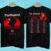The Weeknd After Hours 2022 Concert Music T Shirt