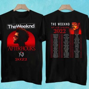 The Weeknd After Hours 2022 Concert Music T Shirt