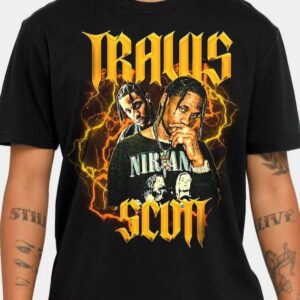 Travis Scott T Shirt Rapper Rap Music Merch