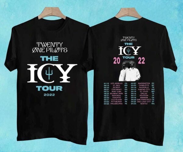 Twenty One Pilots 2022 The ICY Concert Tour T Shirt