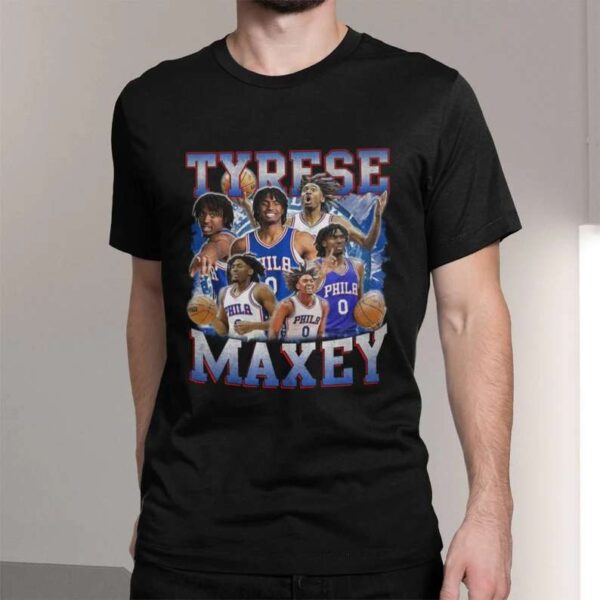 Tyrese Maxey Philadelphia Basketball T Shirt